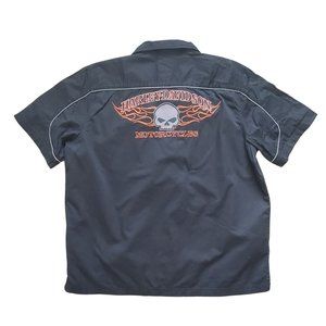 Harley-Davidson  button down shirt embroidered